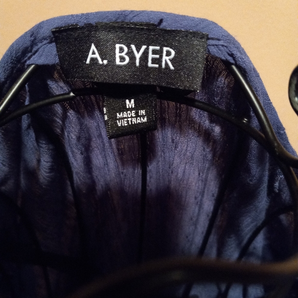 Nwt A.Byer womans blue top - Picture 7 of 8